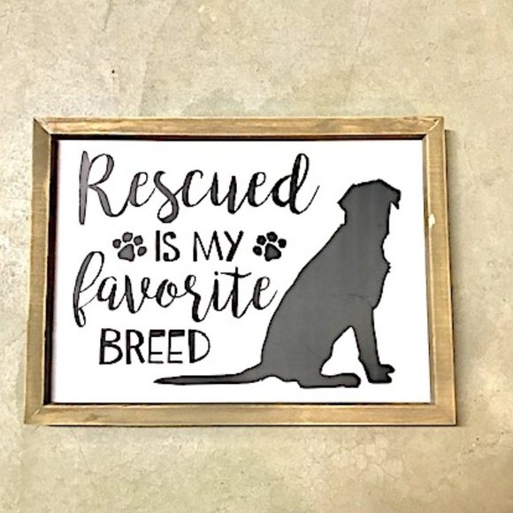 Hobby Lobby Other - ⭐️5/$20⭐️ Rescued Dog Wall Art